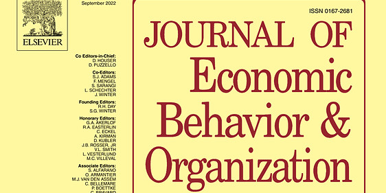 Titelpage from the Journal of Economic Behavior & Organization