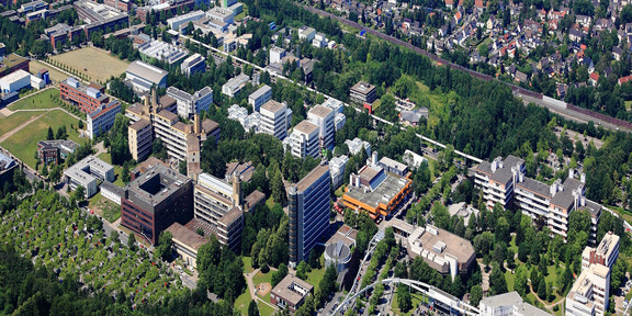 Aerial view of the North Campus