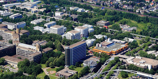 Luftaufnahme vom Campus Nord